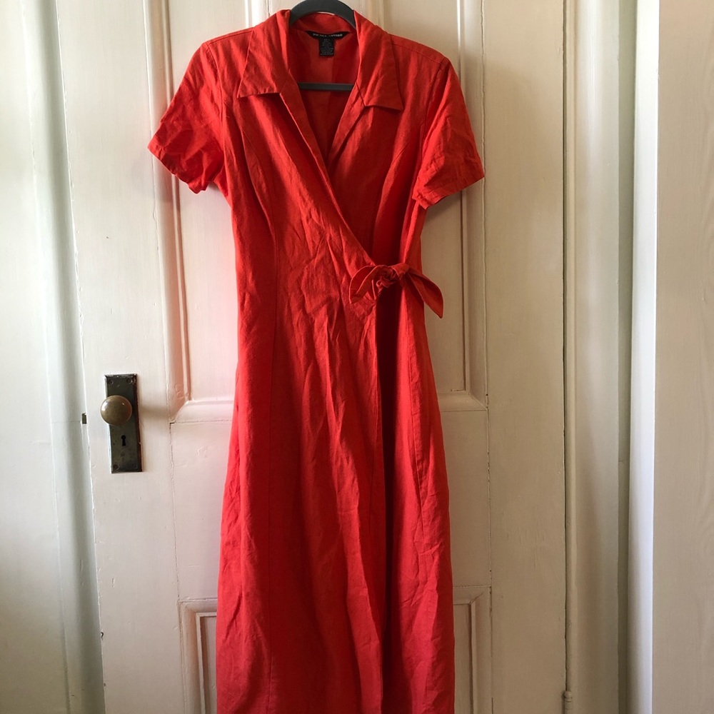 French vintage midi dress